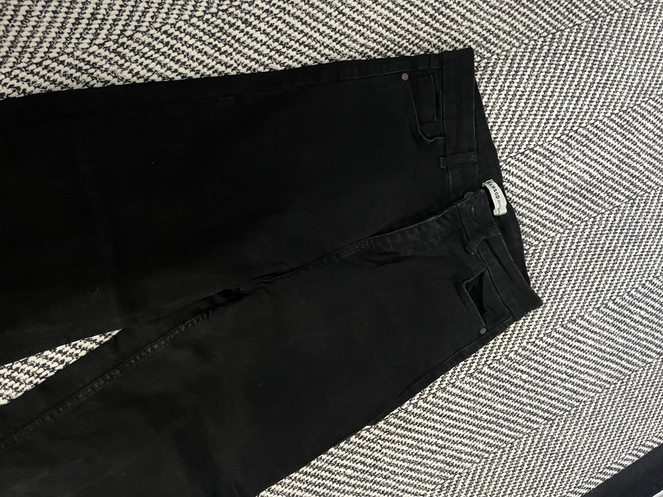 Siyah Midi Boy Regular Fit Kadın Kot Pantolon - Görsel 3