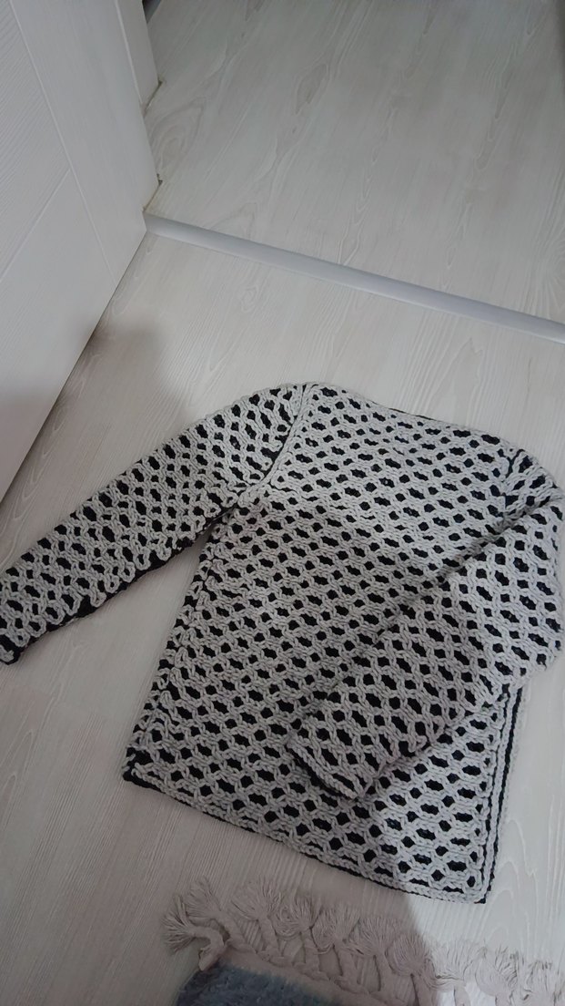 Gri Örgü Kadın Ceket - Görsel 4