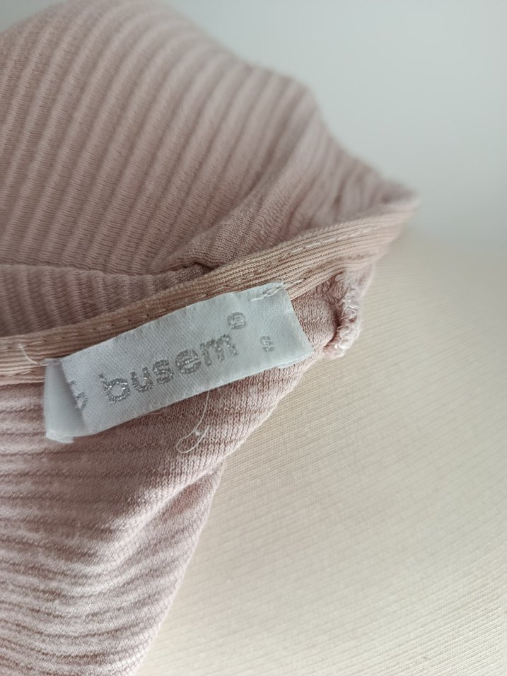 Pudra Kadın Uzun Kollu Triko Elbise - Görsel 3