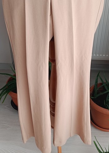Bej Kumaş Pantolon - Görsel 3