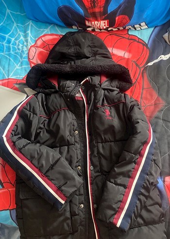 U.S. Polo Assn. Erkek Gri Kahverengi Rozet 9/10 yaş - Görsel 2