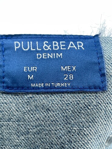 m Beden mavi Renk Pull and Bear Kot Ceket %70 İndirimli.