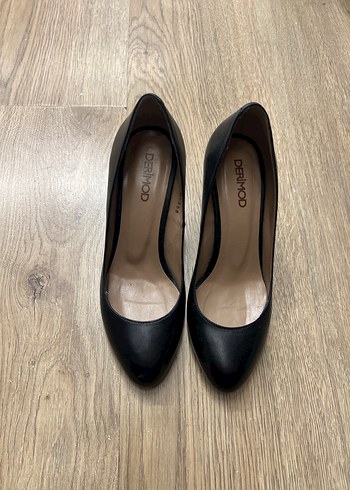 Siyah Kadın Stiletto Topuklu Ayakkabı - Görsel 4