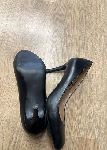 Siyah Kadın Stiletto Topuklu Ayakkabı - Görsel 2