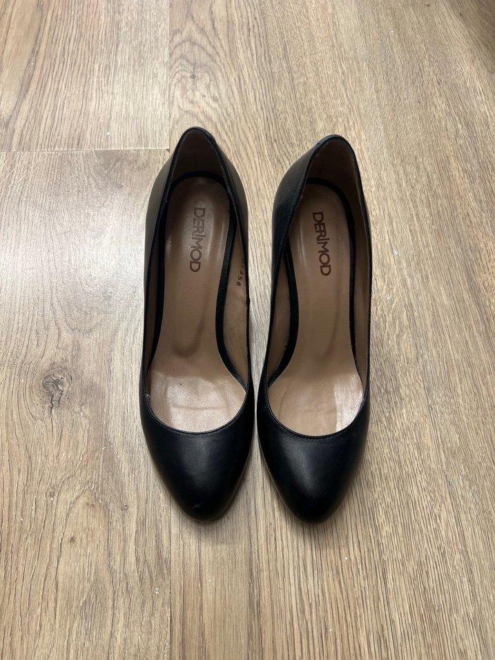 Siyah Kadın Stiletto Topuklu Ayakkabı - Görsel 3