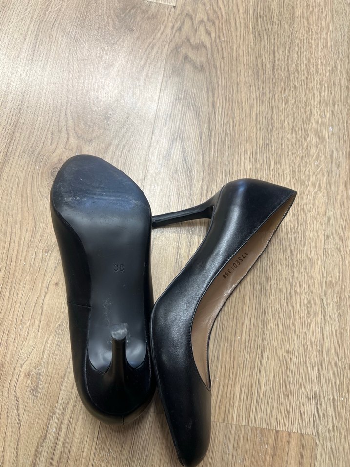 Siyah Kadın Stiletto Topuklu Ayakkabı - Görsel 2