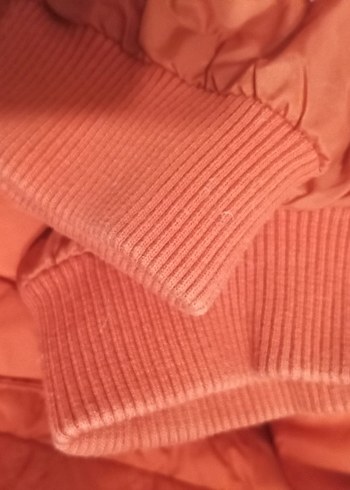 kaz tüyü Fermuarlı Kadın Mont - Görsel 5