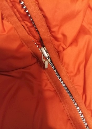 kaz tüyü Fermuarlı Kadın Mont - Görsel 3