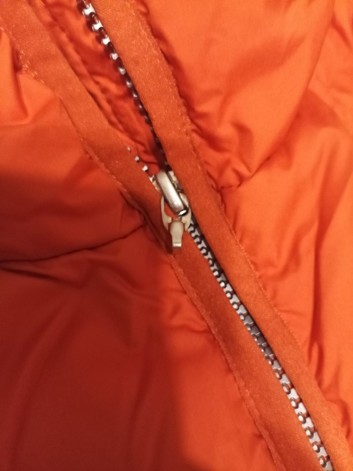 kaz tüyü Fermuarlı Kadın Mont - Görsel 3