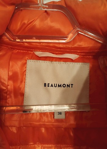 turuncuFermuarlı Midi Kadın Mont - Görsel 7