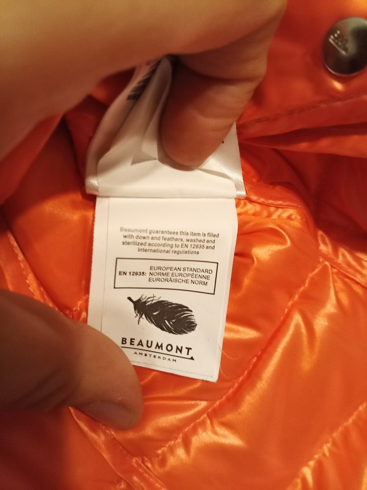 turuncuFermuarlı Midi Kadın Mont - Görsel 4