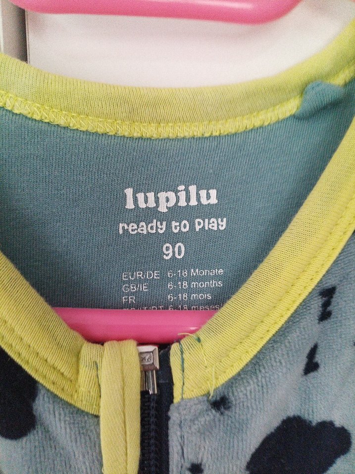 Kız Çocuk Gri Fermuarlı Kolsuz Uyku Tulumu - Görsel 4