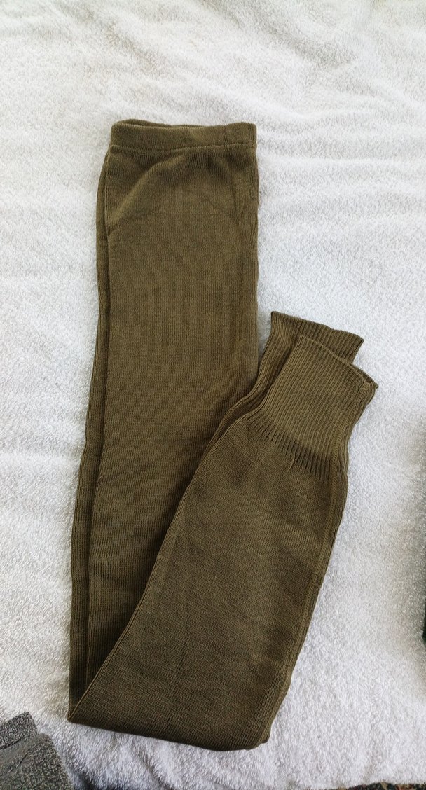 Erkek İçlik Haki Triko Pijama Takımı Uzun Kollu - Görsel 2