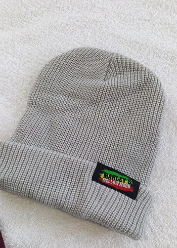 erkek Gri Örgü Sıcak Bere - Görsel 4