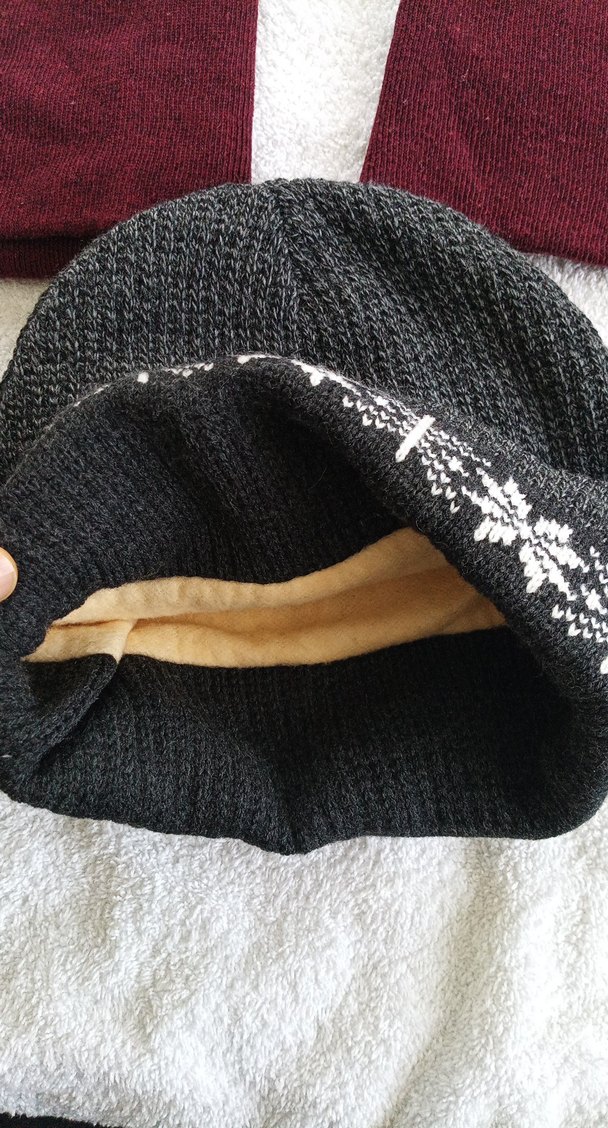 erkek Gri Örgü Sıcak Bere - Görsel 2