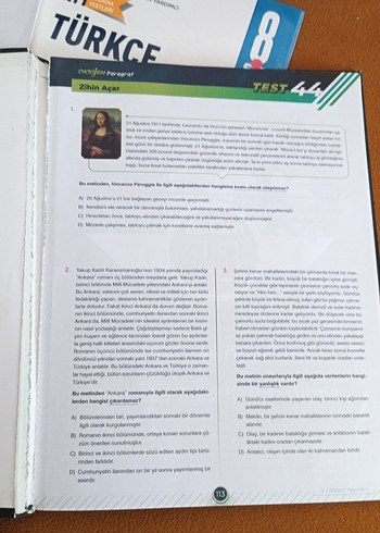 lgs 8. Sınıf Türkçe Soru Bankası ve Deneme Seti - Görsel 6