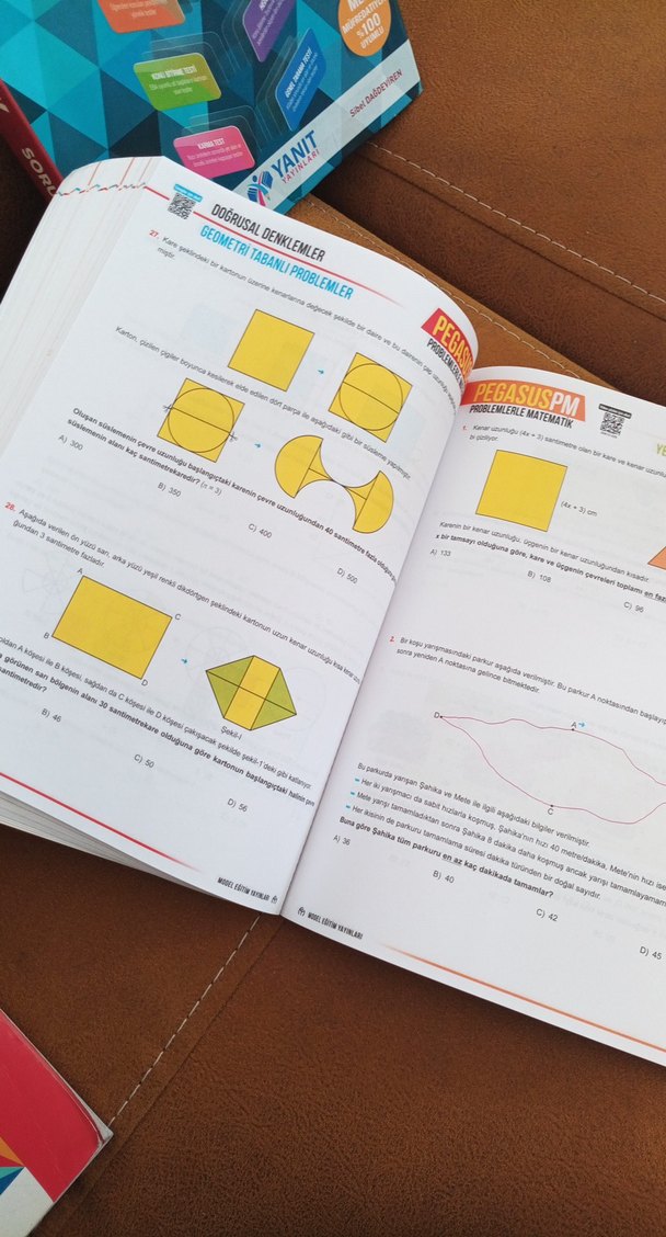 8. Sınıf Matematik Soru Bankası ve Problemlerle Kitapları - Görsel 2