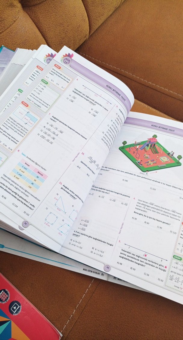 8. Sınıf Matematik Soru Bankası ve Problemlerle Kitapları - Görsel 4