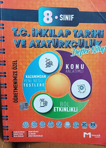 lgs8. Sınıf T.C. İnkılap Tarihi ve Atatürkçülük Soru Bankası - Görsel 2