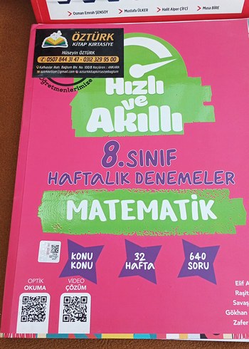 8. Sınıf Matematik Deneme Kitapları Seti - Görsel 4