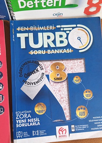 8. Sınıf Fen Bilimleri ve Matematik Soru Bankası kitapları. - Görsel 4
