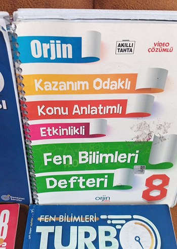 8. Sınıf Fen Bilimleri ve Matematik Soru Bankası kitapları. - Görsel 5