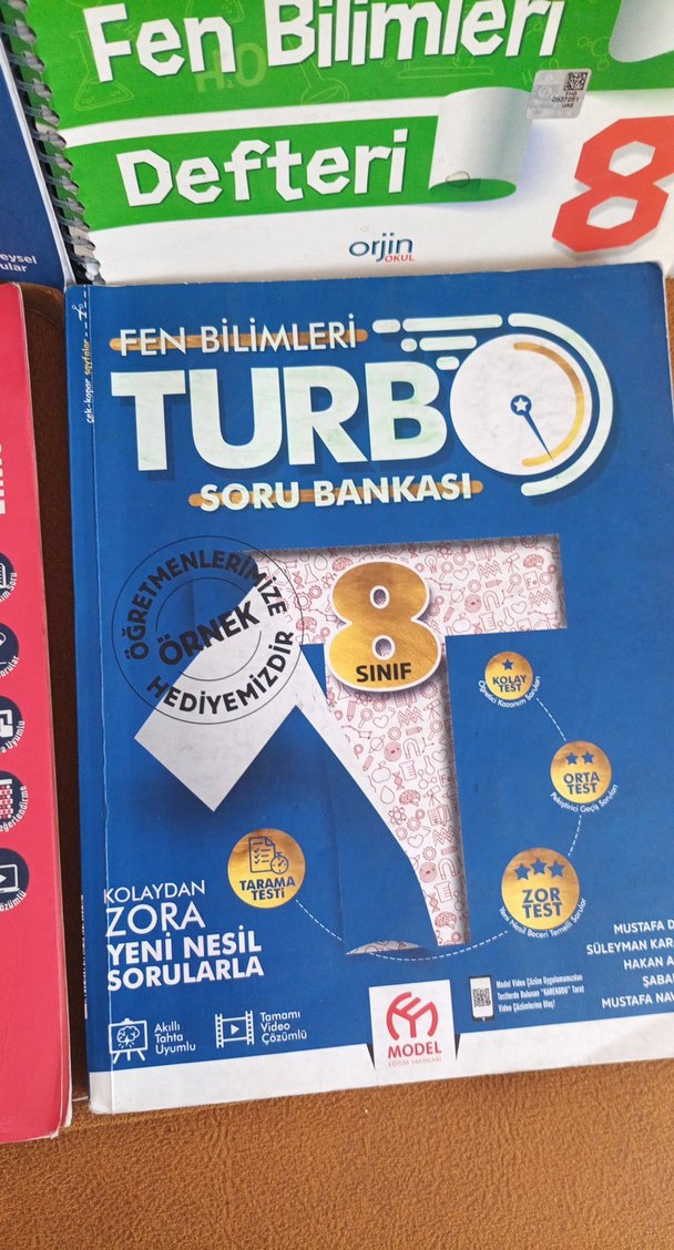 8. Sınıf Fen Bilimleri ve Matematik Soru Bankası kitapları. - Görsel 4