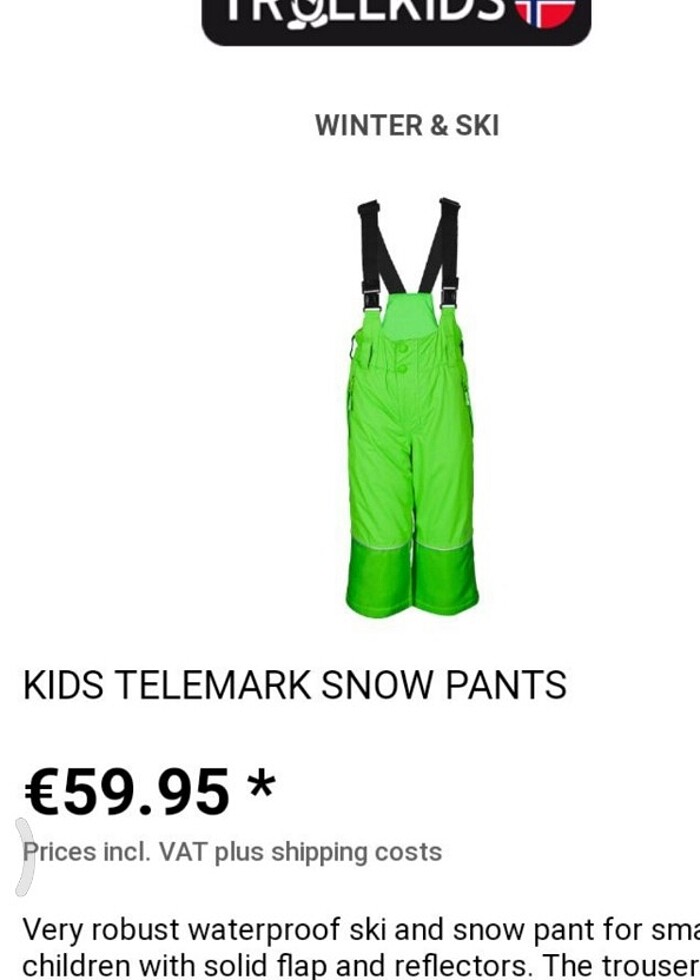 Kar pantolonu - Görsel 2