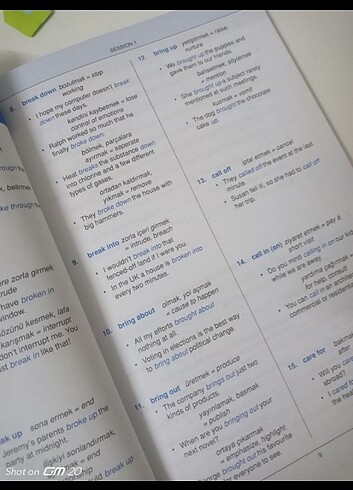 yks ydt phrasal verbs kelime kitabi