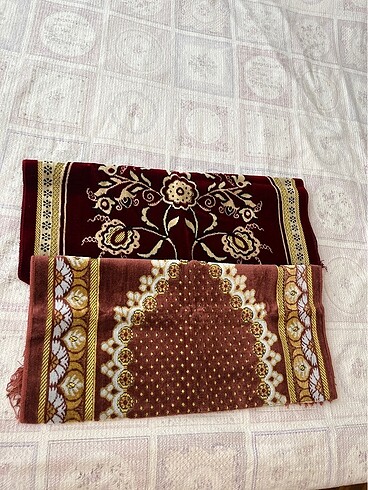 Kadife Kabartmalı Seccade(2 Adet)