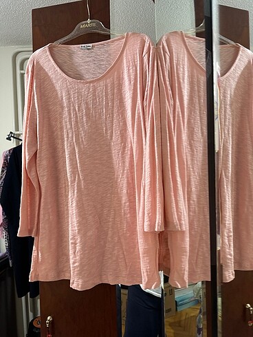 xl Beden Pamuklu penye bluz