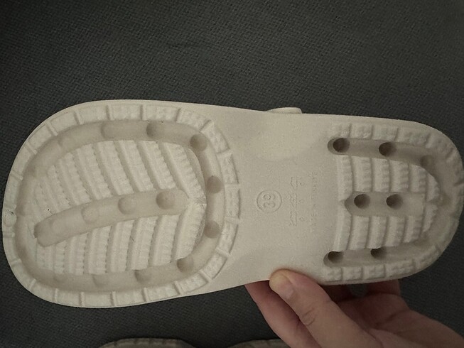 39 Beden beyaz Renk Crocs model terlik