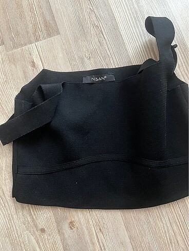 s Beden siyah Renk Mini crop