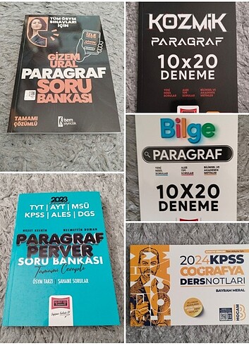 KPSS kitapları 7 kitap 