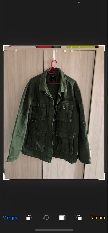 l Beden haki Renk bershka ceket