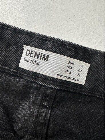 Bershka denim etek
