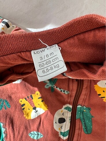3-6 Ay Beden Lcw 2,5 tog uyku tulumu