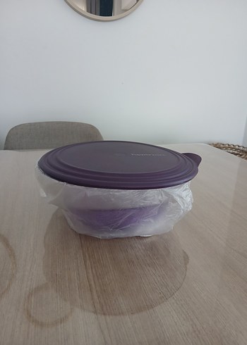Beden mor Renk Tupperware Damla Mor Kapaklı Saklama Kabı 3.2 L