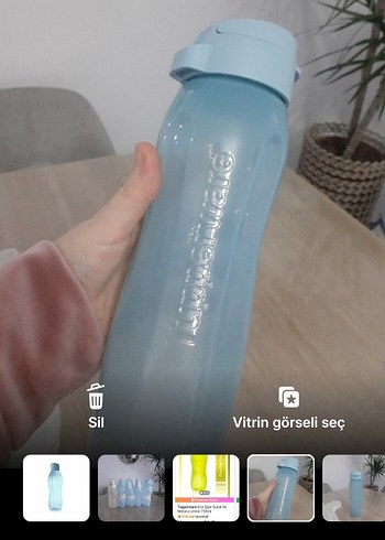 Tupperware Okyanus Mavi 750 ml Su Şişesi