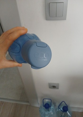 Beden mavi Renk Tupperware Eco gece mavisi su şisesi