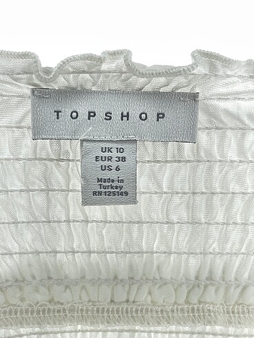 38 Beden beyaz Renk Topshop Uzun Elbise %70 İndirimli.