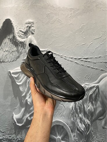Hakiki Deri Erkek Spor Ayakkabı Sneakers