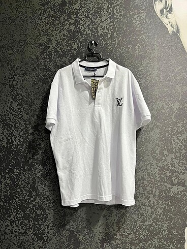 Louis Vuitton Beyaz Polo Yaka Tişört
