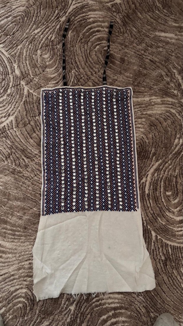 El işlemeli yakalık yağlık entere saya entik - Görsel 2