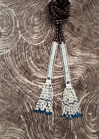 El işlemeli bağ öğnük entere saya kilim üçgöz bağ - Görsel 3