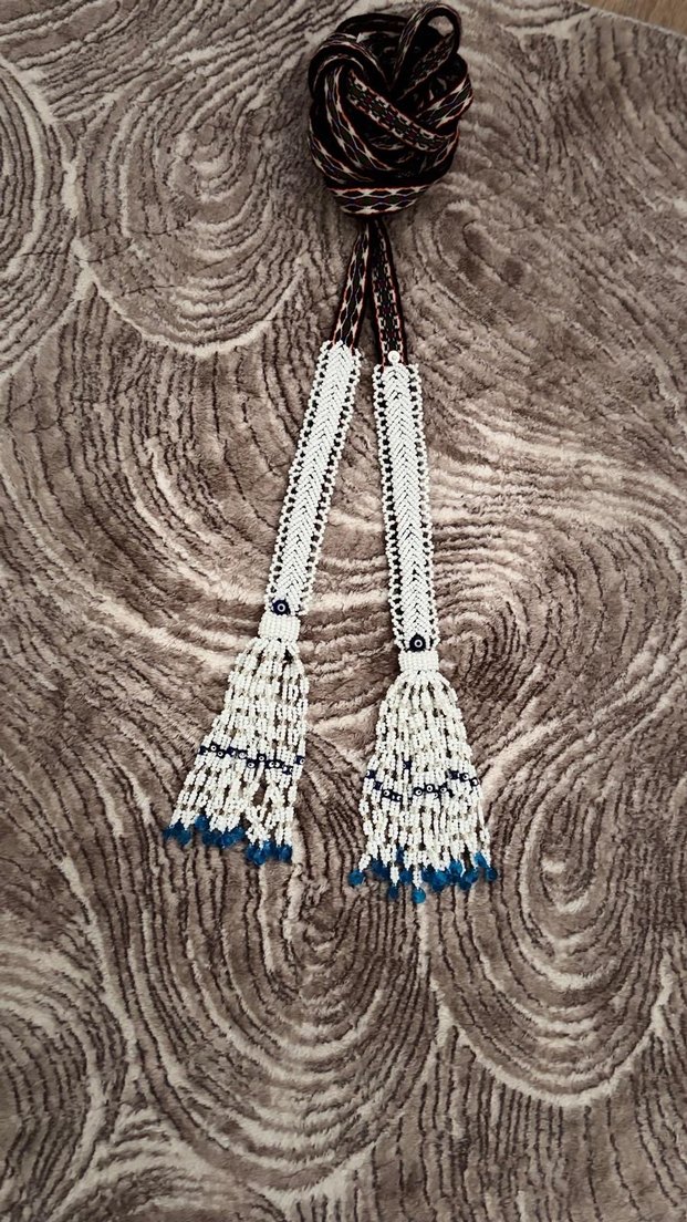 El işlemeli bağ öğnük entere saya kilim üçgöz bağ - Görsel 2