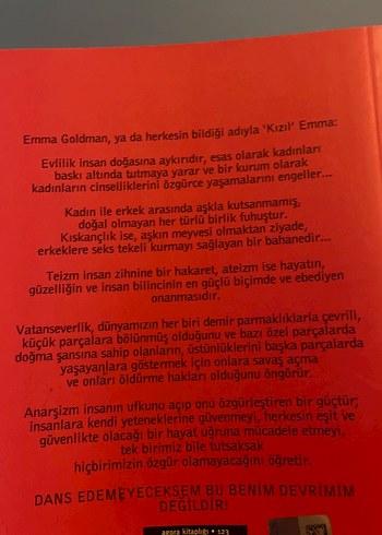 Dans Edemeyeceksem - Emma Goldman - Görsel 4