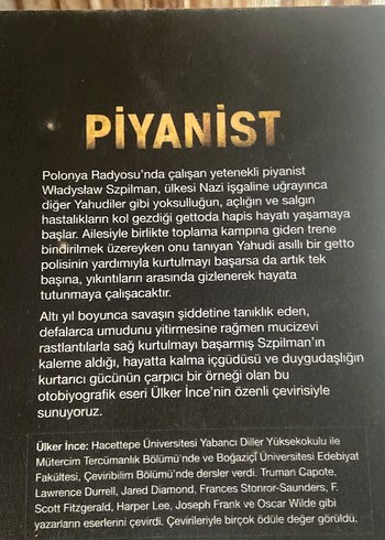 Piyanist - Wadysaw Szpilman - Görsel 2