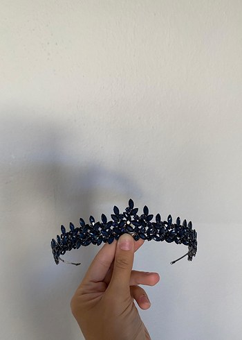 Accessorize mavi taşlı Kına Nişan tacı