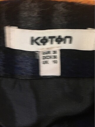 s Beden Koton ekoseli etek